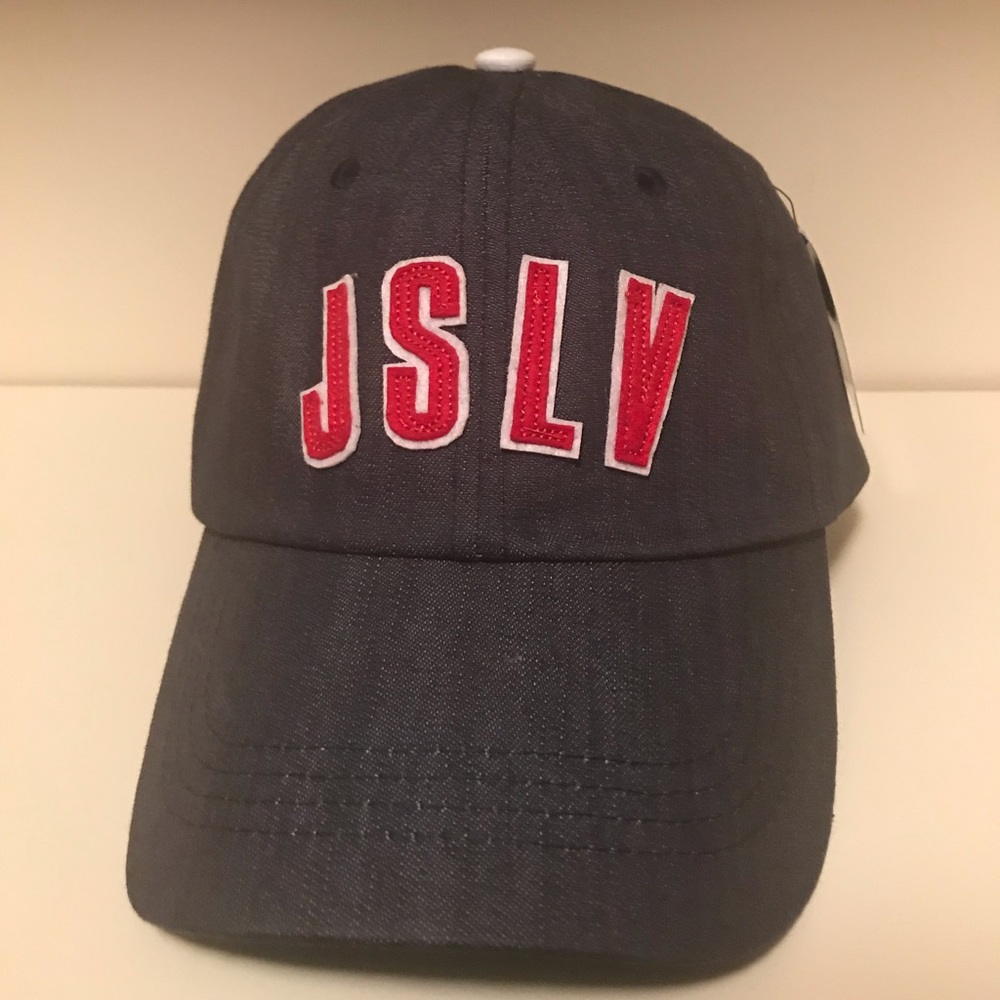 JSLV Navy/Red Dad Hat Hat One Size